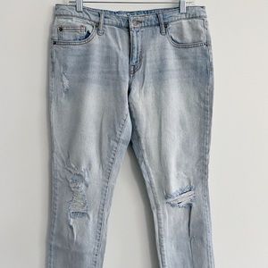 Mossimo Boyfriend Ripped Jeans